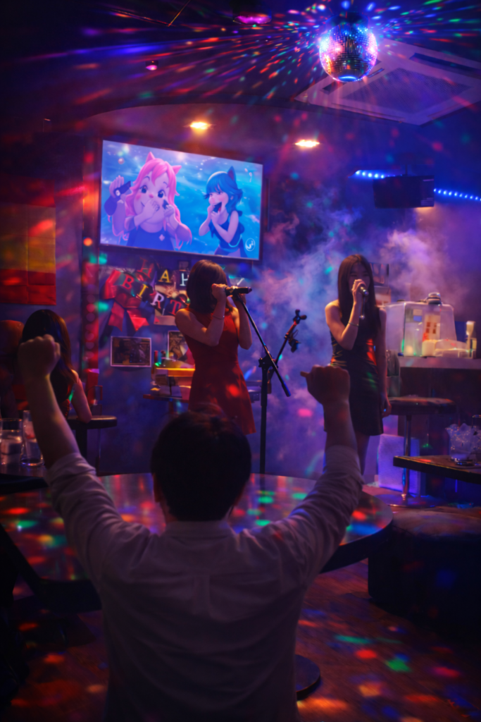 福島市 ダイニングバー Destiny のカラオケ設備